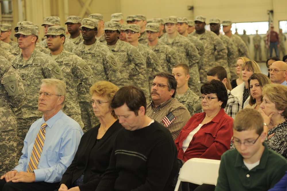 Deployment ceremony 238th Aviation Battalion