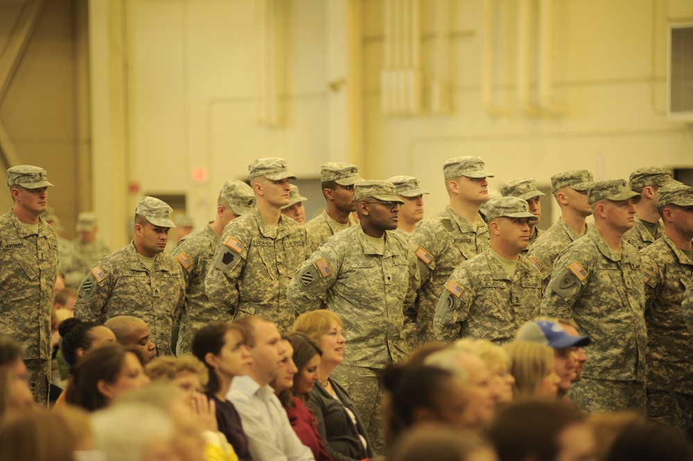 Deployment ceremony 238th Aviation Battalion