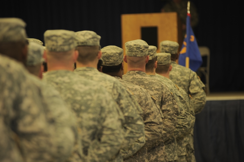 Deployment ceremony 238th Aviation Battalion