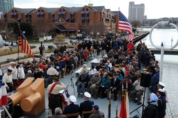 Pearl Harbor memorial ceremony aboard the Coast Guard Cutter Taney