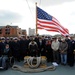 Coast Guardsmen gather with veterans aboard the Coast Guard Cutter Taney during Pearl Harbor memorial ceremony