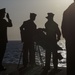 Burial at sea ceremony aboard the Bataan