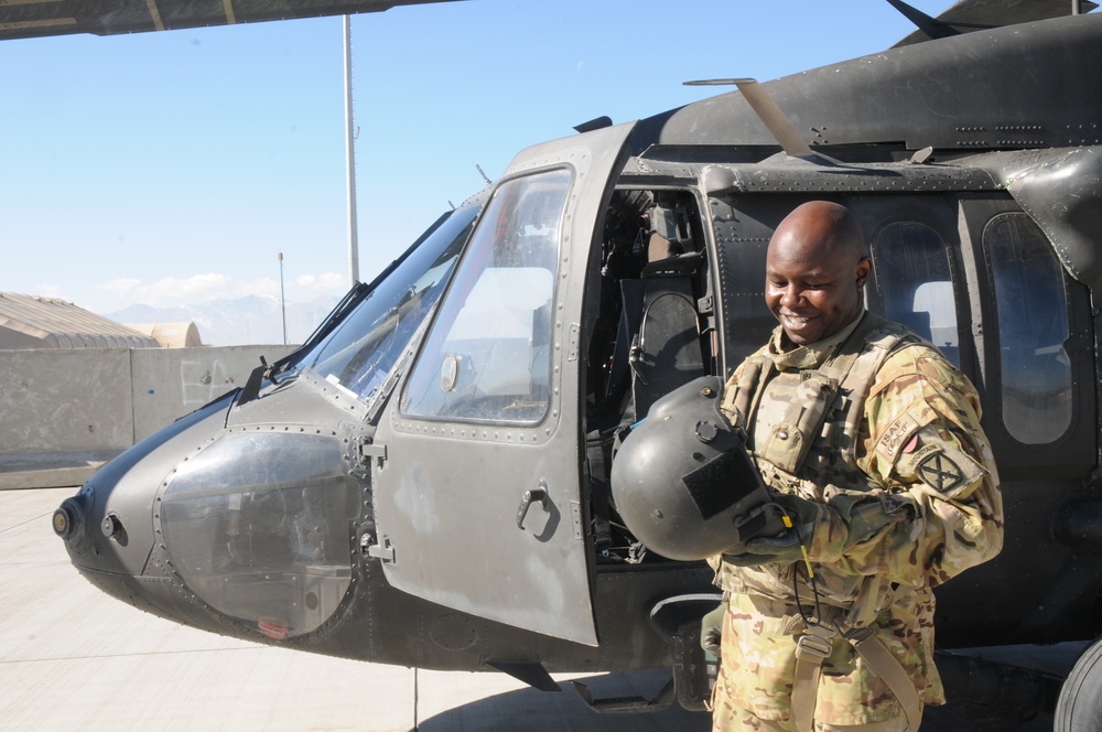 Rucksack to rotor blades; Career change brings former infantry NCO back to Afghanistan as Army Black Hawk pilot