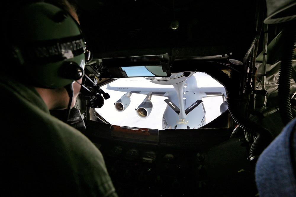 Air refueling training for 108th Wing pilots and boom operators