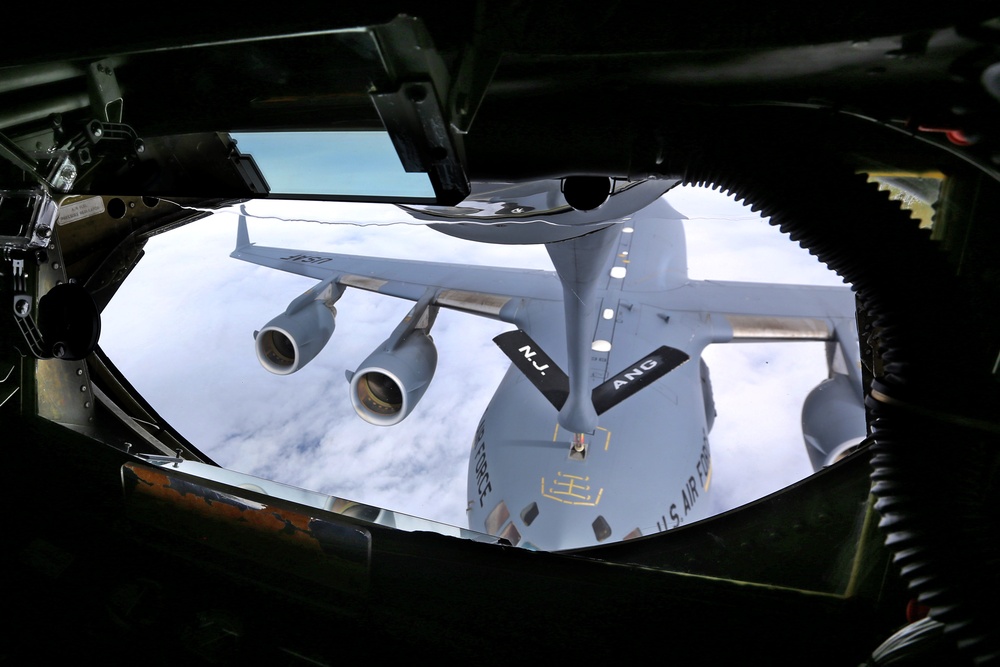 Air refueling training for 108th Wing pilots and boom operators