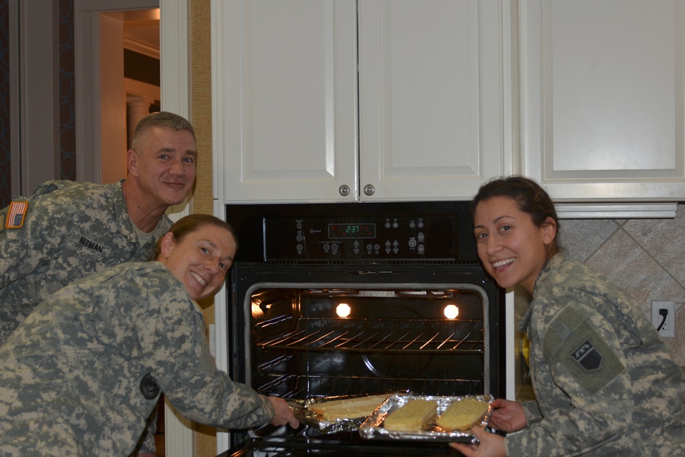 Army Reserve soldiers and civilians donate their time