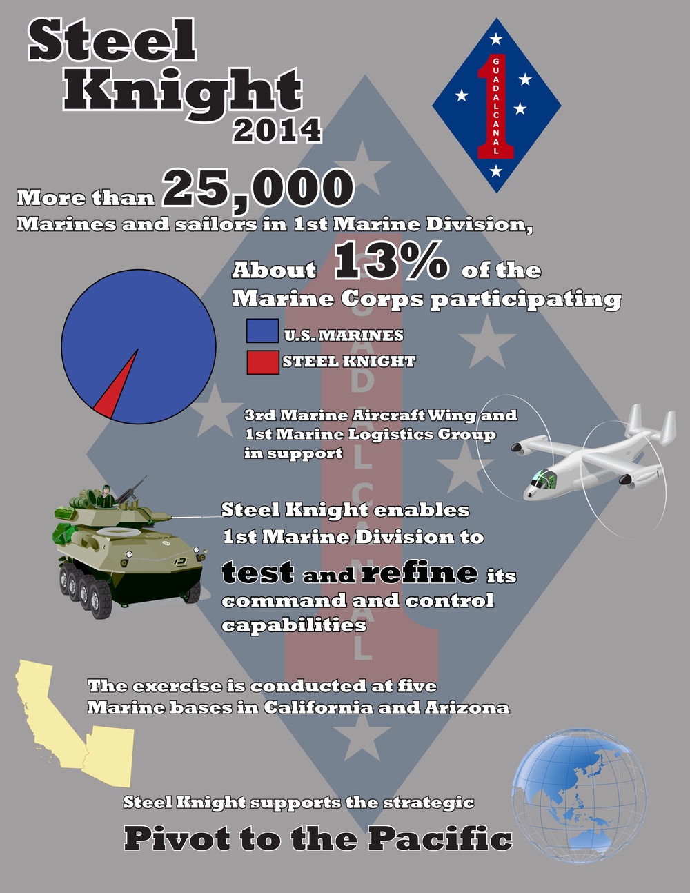 Infographic for Exercise Steel Knight 2014