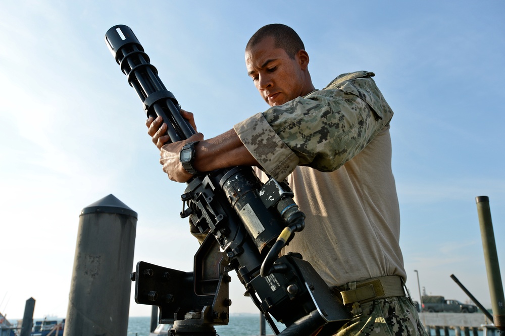 Patrol during training exercise