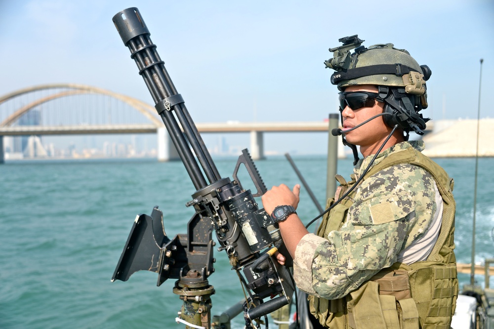 Patrol during training exercise