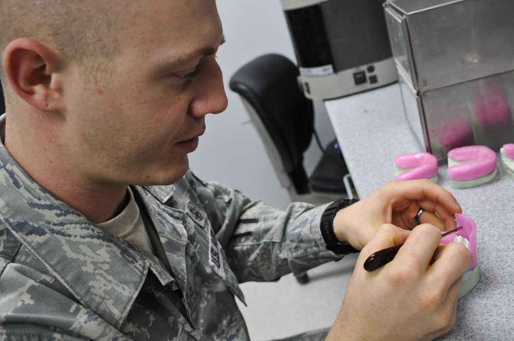 633rd Dental Squadron at work