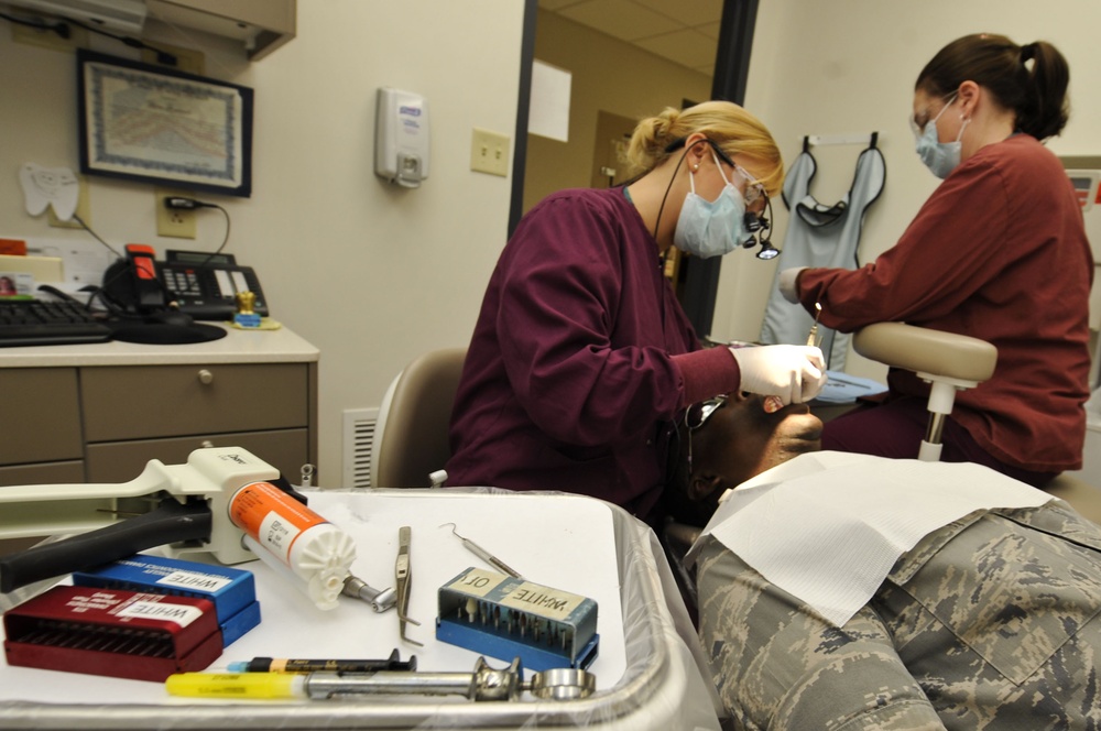 633rd Dental Squadron at work