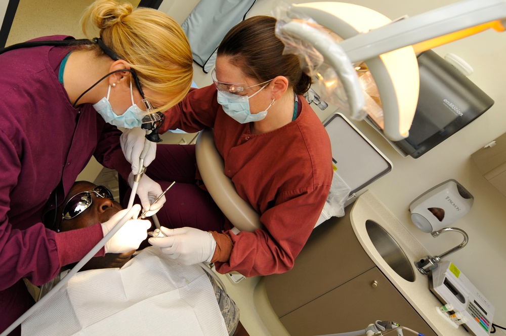 633rd Dental Squadron at work