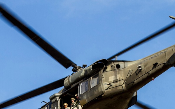 Paratroopers jump in the new RA-1 rig