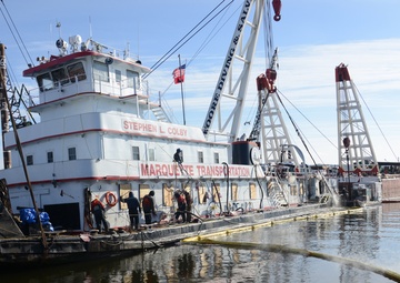 Stephen L. Colby Response crews commence lifting operations