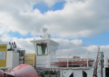USCGC Bristol Bay battles icy conditions