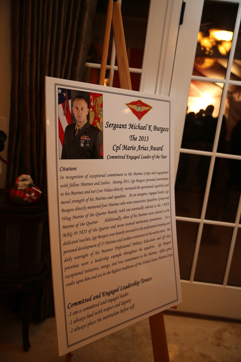3rd MAW leader, spouse recognized for exceptional dedication at holiday party