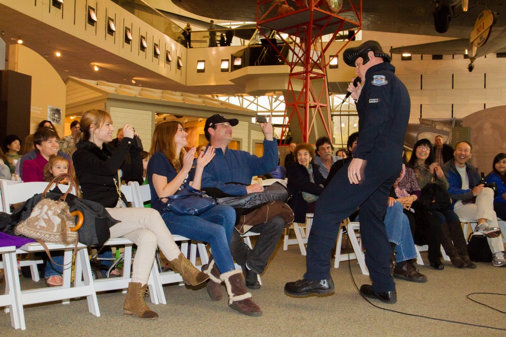 US Air Force Band's Max Impact rocks Air and Space