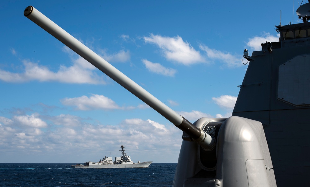 USS Truxton transits the Atlantic