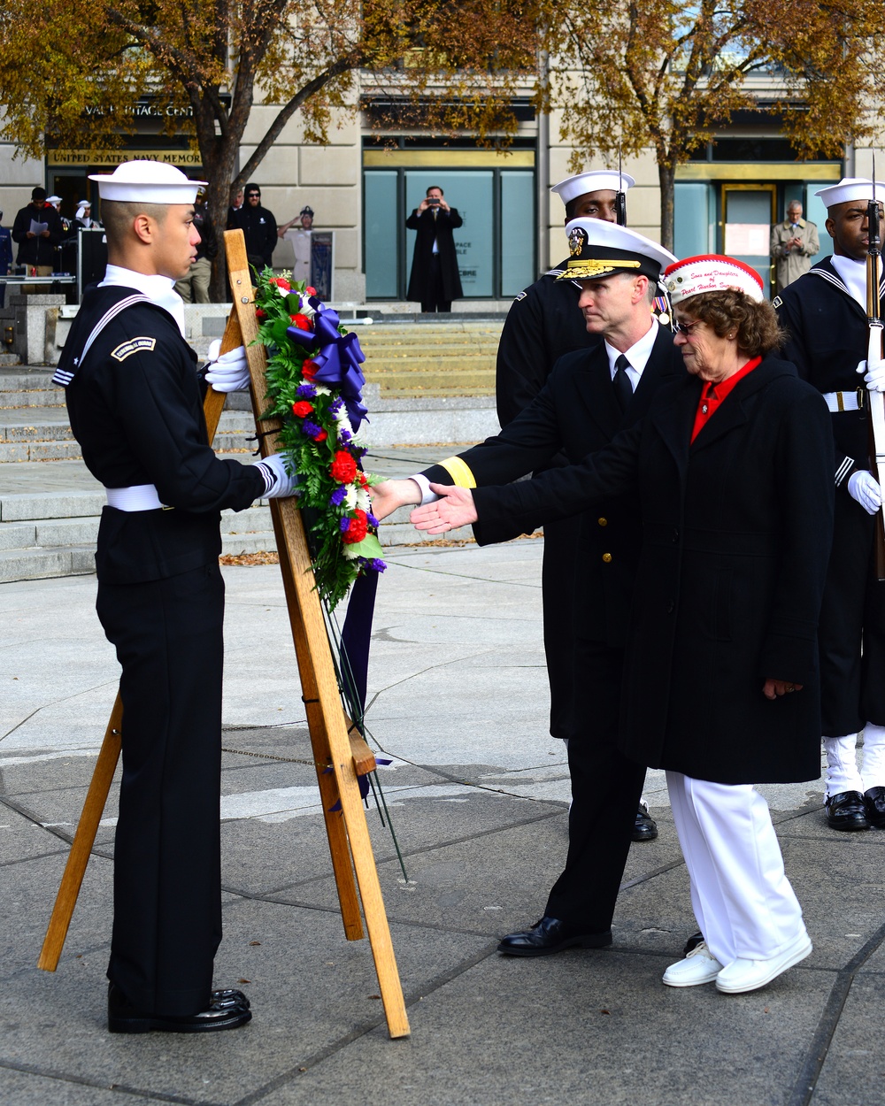 DVIDS Images Pearl Harbor ceremony at US Navy Memorial [Image 4 of 5]