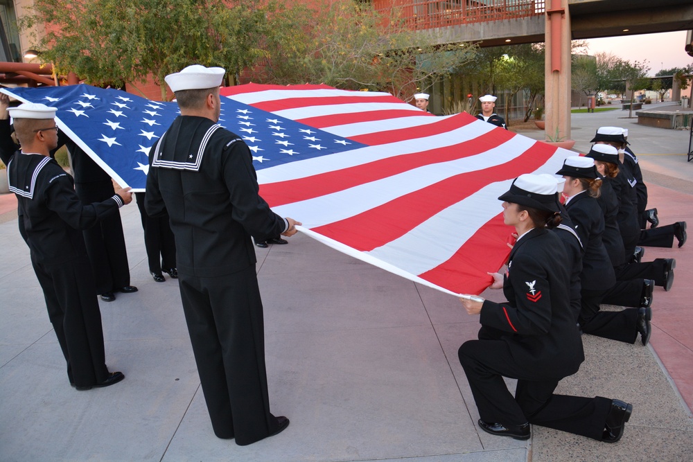 Historic flag displayed in honor of Pearl Harbor remembrance
