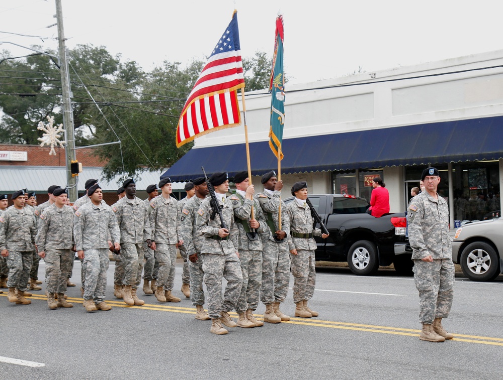 'Titan' soldiers lead the annual Brunswick, Ga., Christmas parade