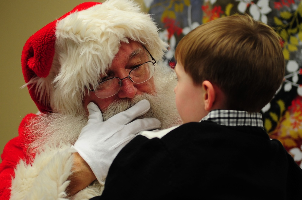 Santa visits 'exceptional' family members