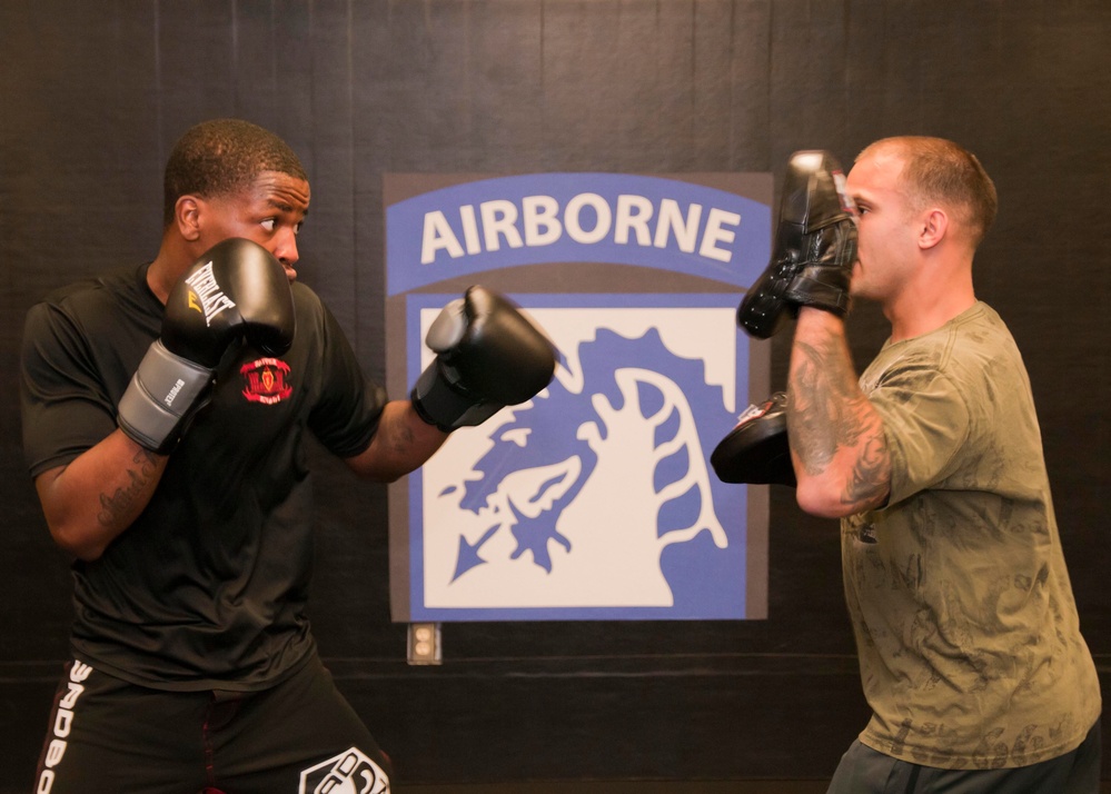 Fort Bragg combatives instructor preps for 2013 Fort Bragg Army Combatives Championship Invitational