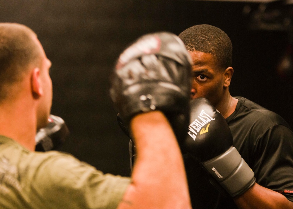 Fort Bragg combatives instructor preps for 2013 Fort Bragg Army Combatives Championship Invitational