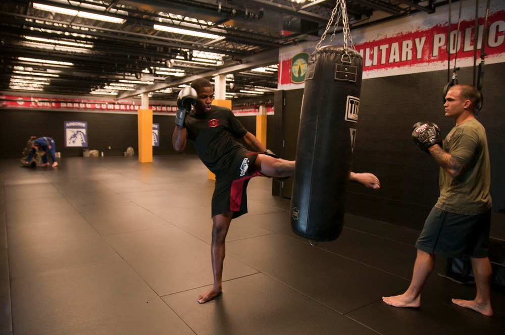 Fort Bragg combatives instructor preps for 2013 Fort Bragg Army Combatives Championship Invitational