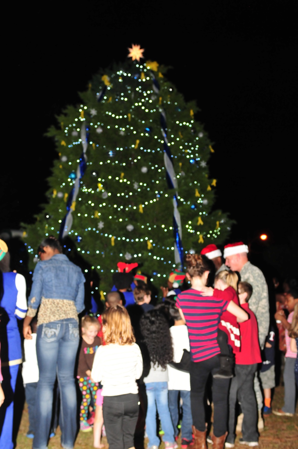 Fort Stewart Christmas tree shines bright