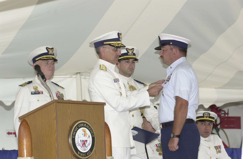 CUTTER COURAGEOUS DECOMMISSIONING CEREMONY