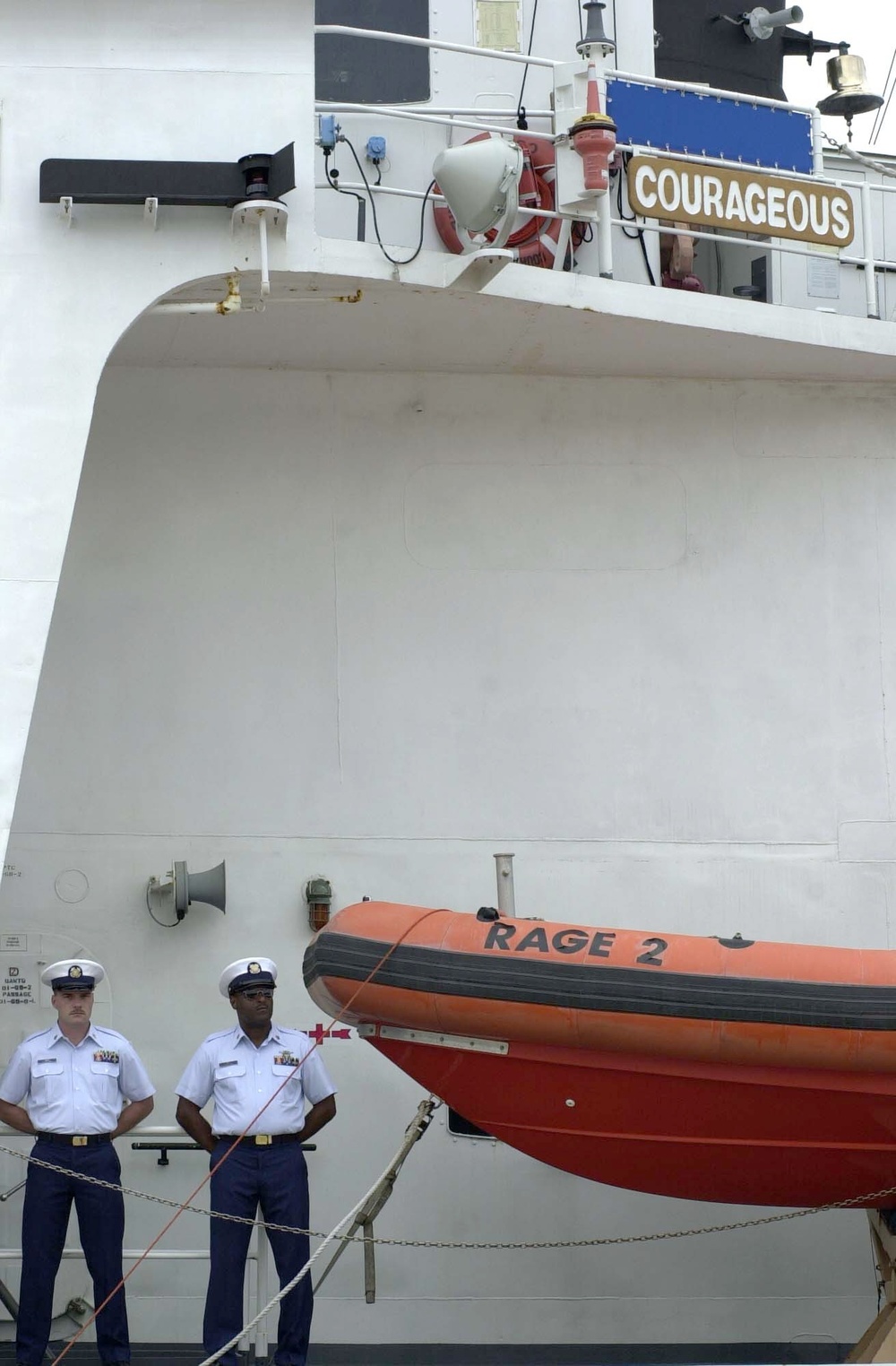 CUTTER COURAGEOUS DECOMMISSIONING CEREMONY