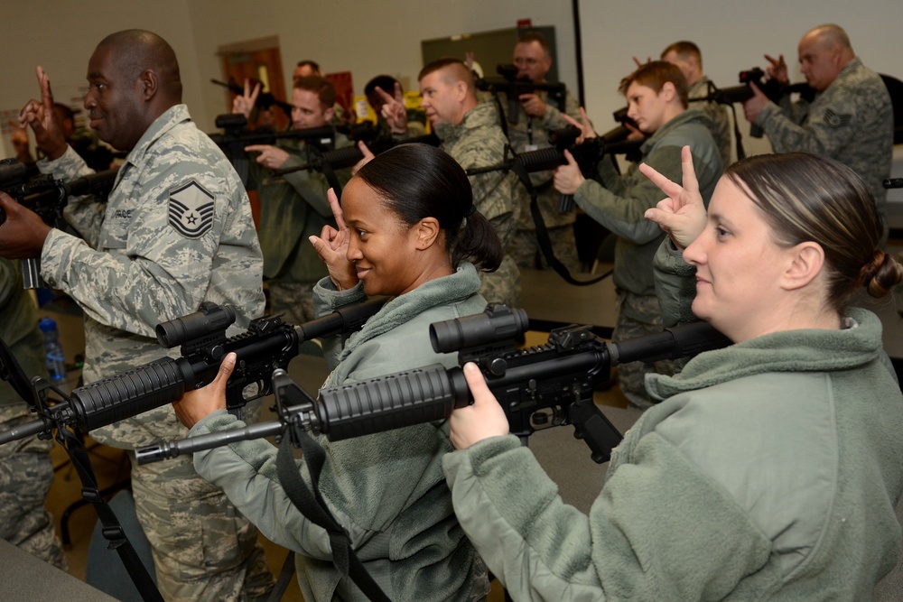 M4 carbine rifle training