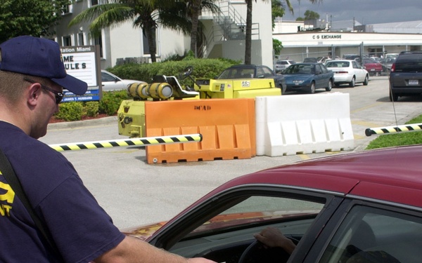 ID check at Air Station Miami