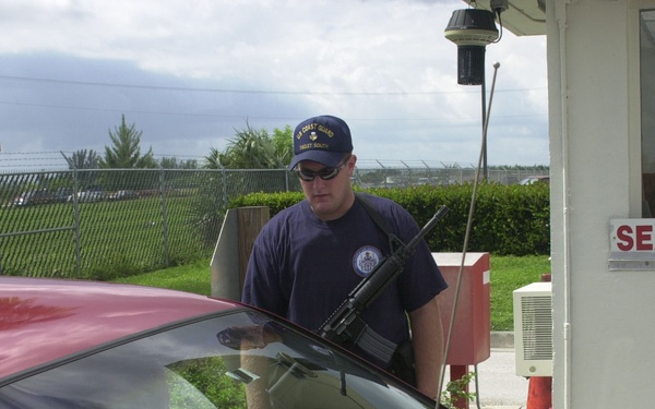 ID check at Air Station Miami