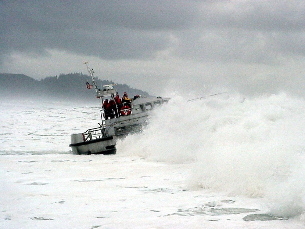 DVIDS - Images - 47 foot motor lifeboat in Northwest Pacific Ocean