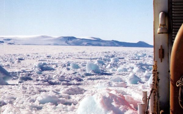 ICE FLOW MCMURDO ANTARCTICA