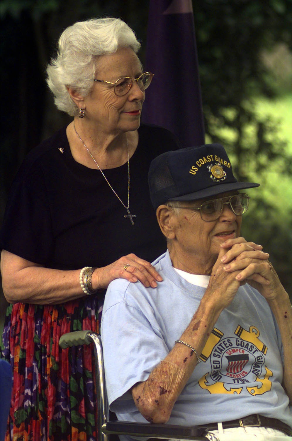 James O. Curtis receives the Philippine Liberation Medal and the Philippine Presidential Unit Citation