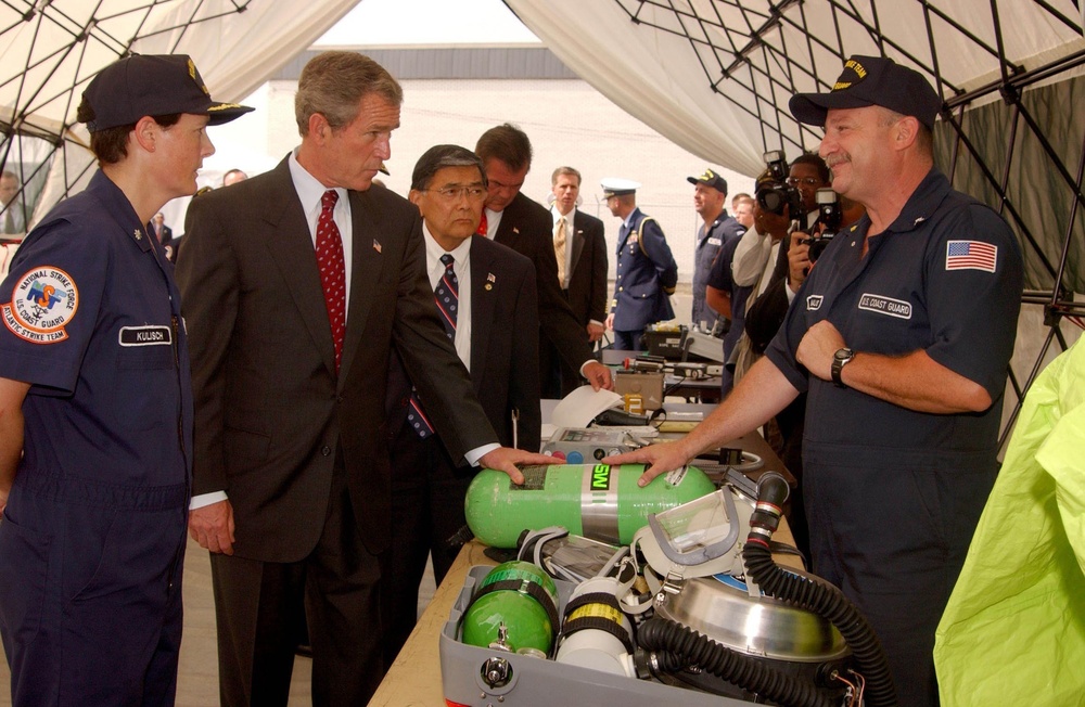 PRESIDENT BUSH HOMELAND SECURITY VISIT