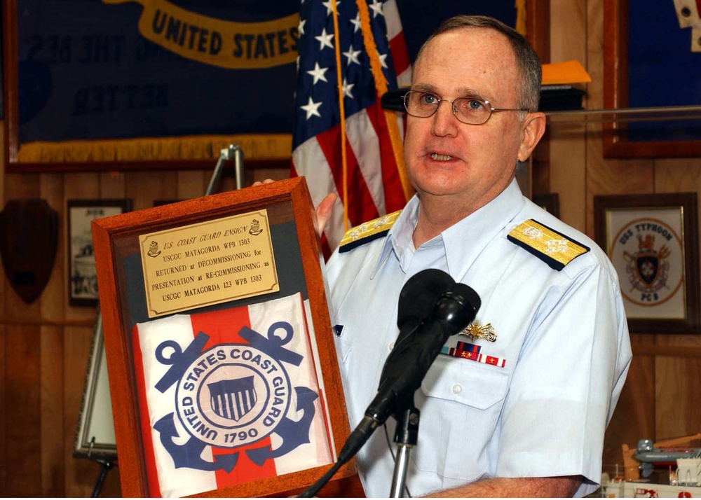 DECOMMISSIONING CEREMONY OF CUTTER MATAGORDA
