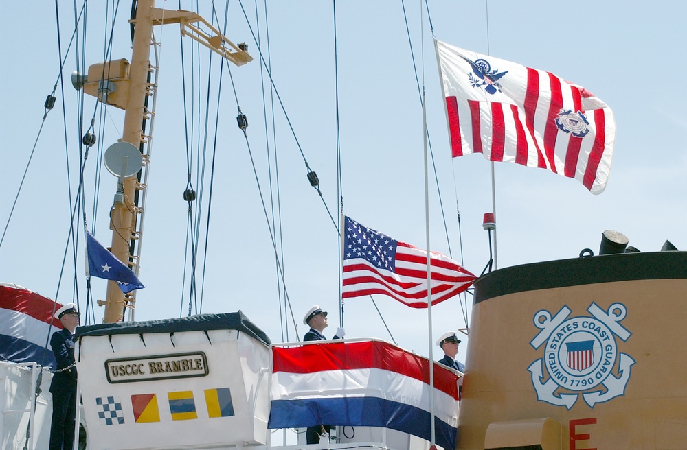 DECOMMISSIONING CEREMONY OF CGC BRAMBLE