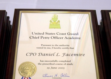 COAST GUARD CHIEF PETTY  OFFICERS ACADEMY EAST