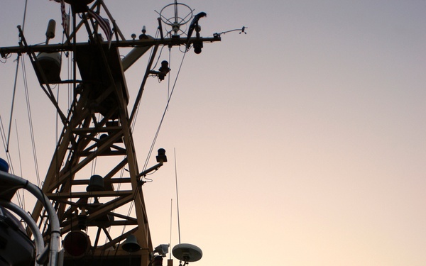 Patrolling the Khawr 'Abd Allah waterway