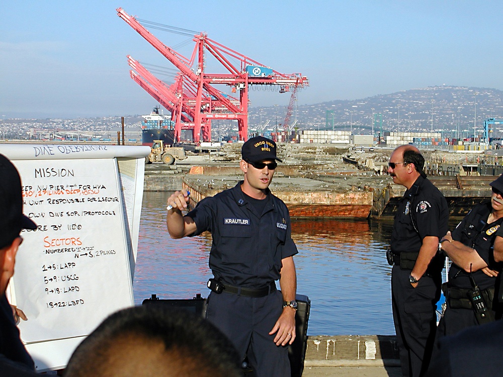 Coast Guard divers