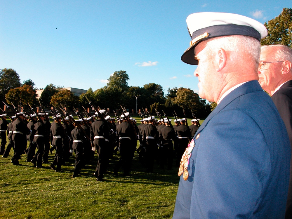 COAST GUARD ACADEMY CEREMONY