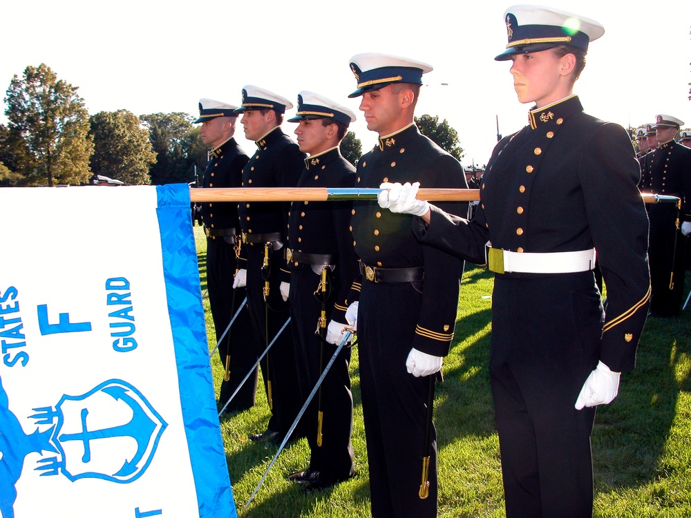 COAST GUARD ACADEMY CEREMONY