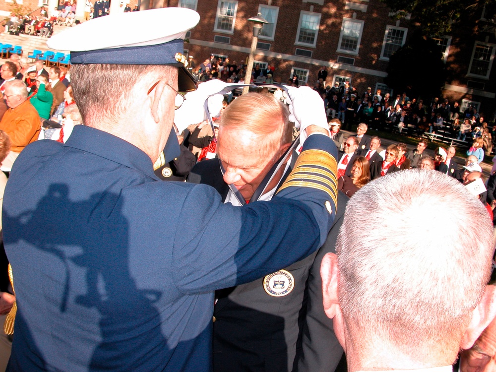 COAST GUARD ACADEMY CEREMONY