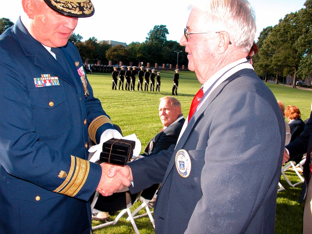 COAST GUARD ACADEMY CEREMONY