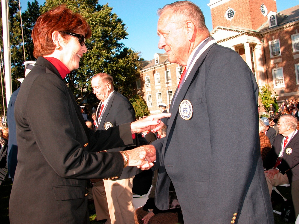 COAST GUARD ACADEMY CEREMONY