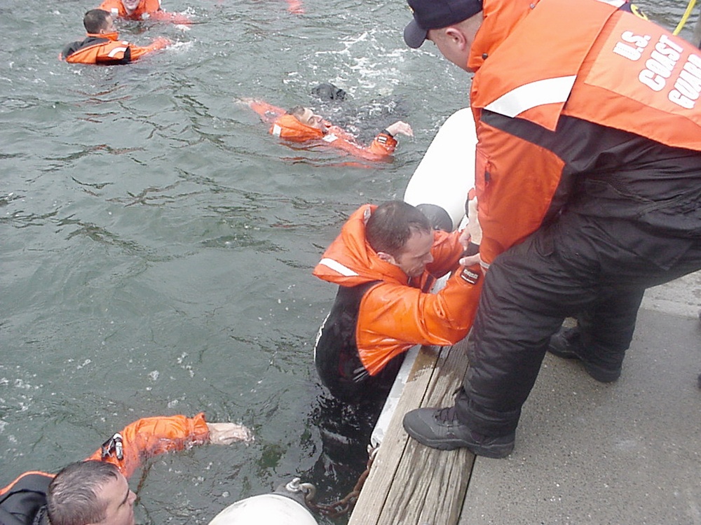 COLD-WATER SURVIVAL SWIM